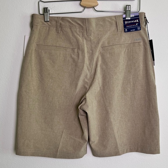 IZOD - Classic-Fit Hybrid Shorts in Khaki - Picture 3 of 4